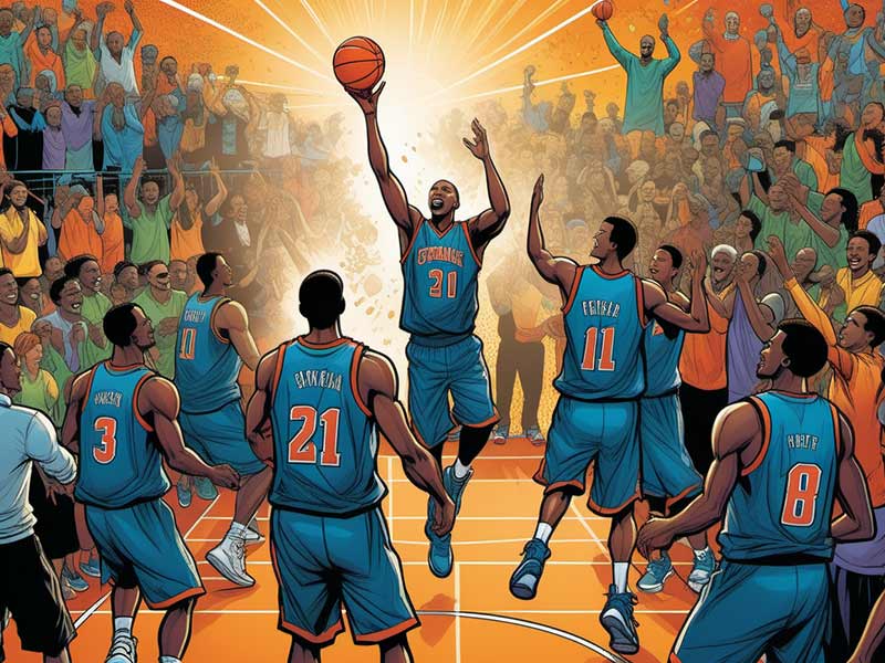 老詹够老就啥事儿都有！肯纳德曾经在詹姆斯的AAU球队效力！